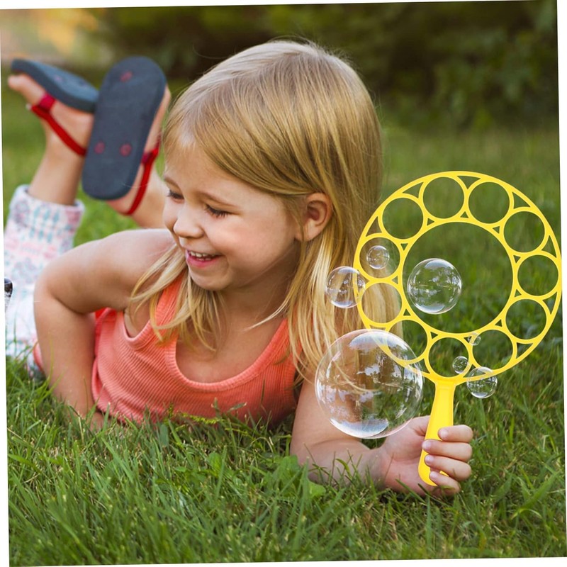 Bubble Wand Bubble Plate Blowing Toy for Kids Outdoor Educational