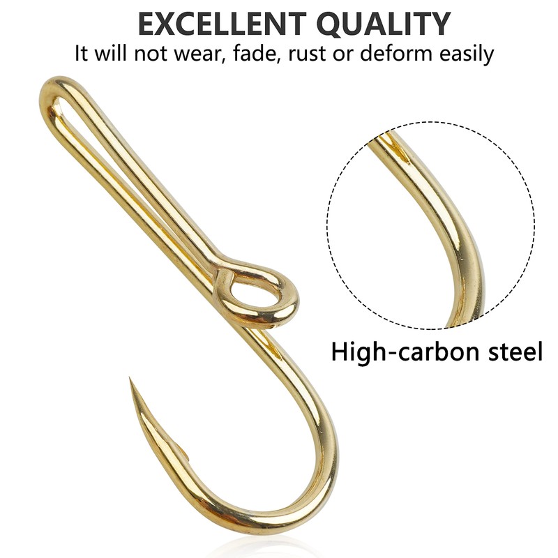 Fishing Hook Hat Clips Hooks, 10pcs Hat Pins Hat Hook
