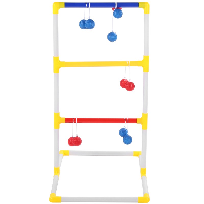 Portable Ladder Ball Toss Game Set Indoor Outdoor Patio Backyard