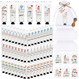 Dimsile 48 Set Hand Cream Gift Set for Teacher Appreciation Gifts for Woman Teacher Thank You Gifts Hand Cream with Cards Organza Bags Moisturizing Hand Lotion for Dry Cracked Hands