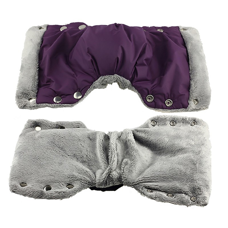 2 Pcs Stroller Gloves Waterproof Warm Comfortable Pushchair Hand Muff
