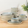 TheTerra Ceramic Dinnerware Sets for 6, 18 Pieces Porcelain Lightweight