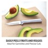 RADA Cutlery Peeling Paring Knife (R102), 2.5" Stainless Steel Hollow