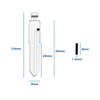 HU49 4pcs Replacement Remote Key Blade for VW T4 Flip