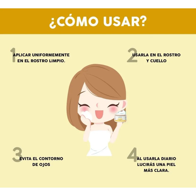 Crema despigmentante Dermawhite + vitamina C 100 g | aclara