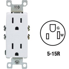Leviton 102-5325-WSP 15 Amp Ac Receptacle