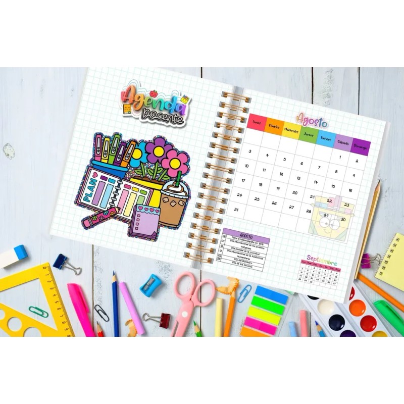 Agenda Maestra Personalizable 2026 Dots