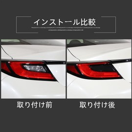 Sauicemy Rear Tail Lamp Shade Tail Lampshade Compatible with Subaru BRZ 2022 Suitable for Toyota GT 86 2022 Smoke Tail Lamp Decorative Protective Decorative Cover (Style 1)