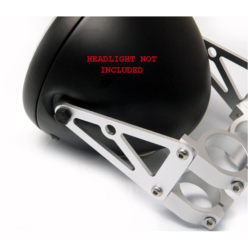 High Quality 39mm CNC Brushed Aluminium Fork Mounted Motorcycle Motorbike