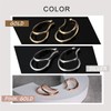 Cruyff Ear Cuffs, Ear Cuffs, Earrings, Large, Hypoallergenic, Double Line,