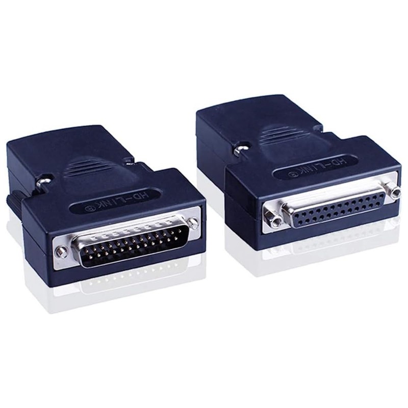Harrisen DB25 Solderless Socket, RS232 D-SUB Serial to 25-Pin Connection