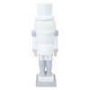 Sunnydaze 3ft Sterling The Silver Nutcracker Christmas Decoration - Polyresin