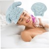 Housoutil Gorro De Secado Doméstico Toalla Cabello Microfibra Duradero y