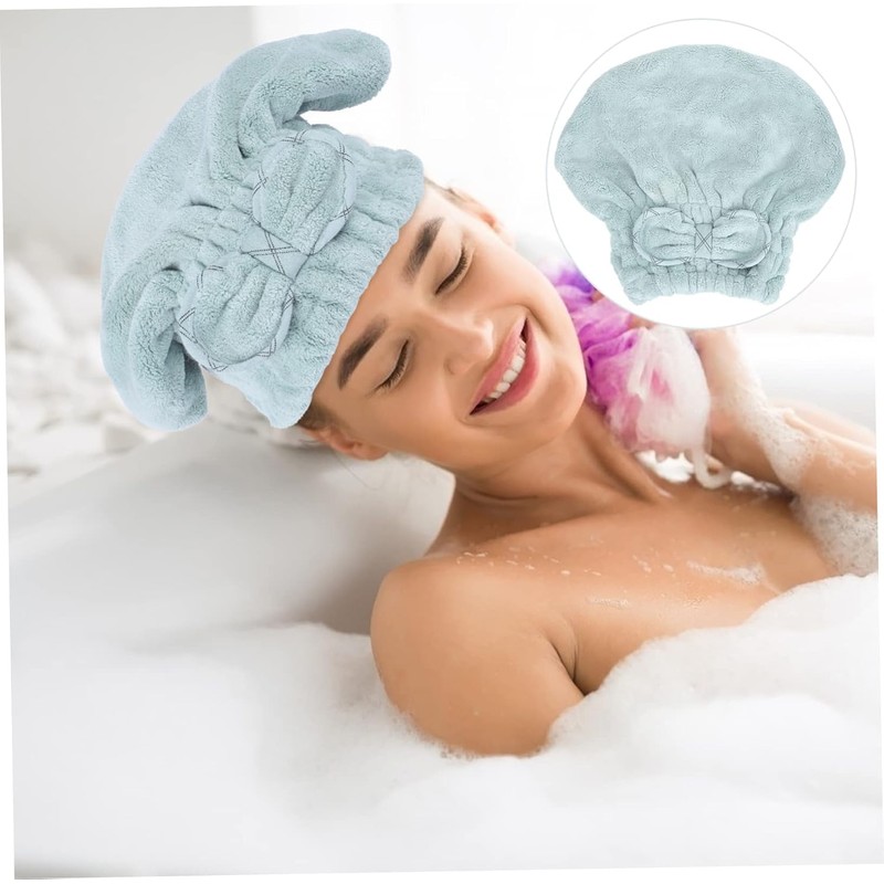 Housoutil Gorro De Secado Doméstico Toalla Cabello Microfibra Duradero y
