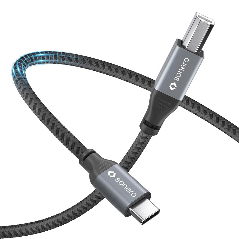 Sonero® USB 2.0 Kabel, Verbindungskabel, Druckerkabel, C-Stecker auf B-Stecker, 480