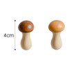 speed mao Natural Wood, Cute, Mushroom Shape, Chopsticks Rest, Calatory,
