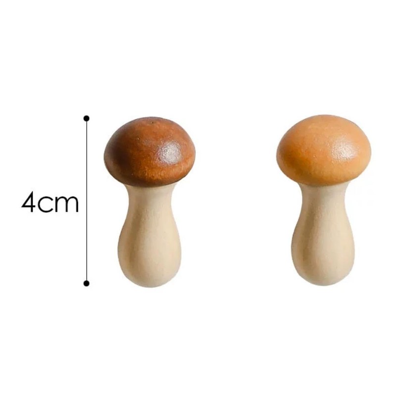 speed mao Natural Wood, Cute, Mushroom Shape, Chopsticks Rest, Calatory,