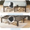 14 inch King Size Bed Frame with Round Corner Legs