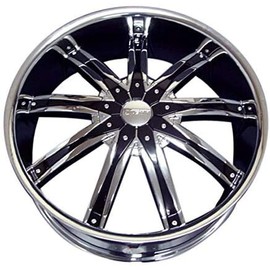 Borghini B9 DDW29P24 - Juego de 9 piezas (24 pulgadas), color negro