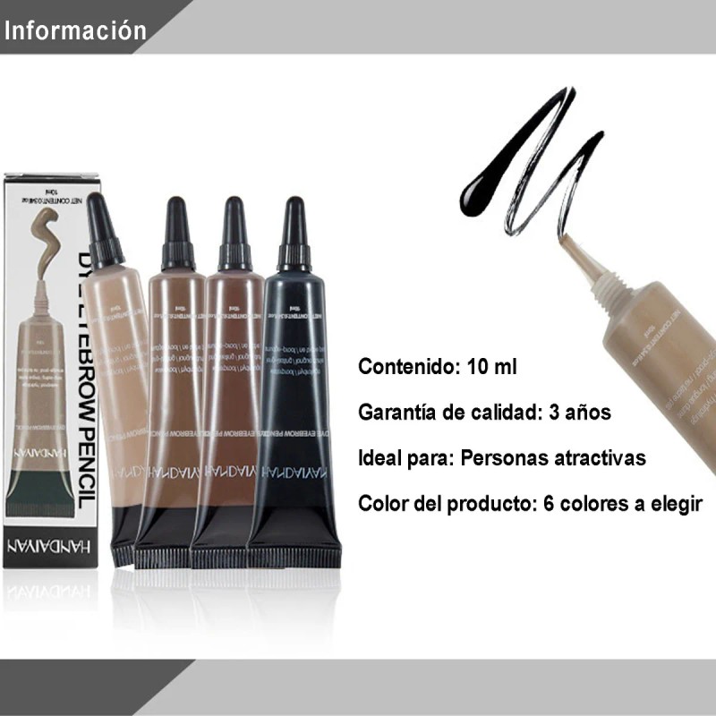 Gel Fijador Cejas Larga Duración Tinte Para Ceja Impermeable