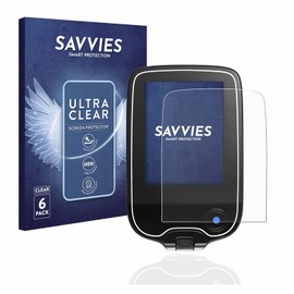 Savvies Screen Protectors for Freestyle Libre 2 Ultra Transparent Pack of 6