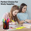 Thenshop 100 Pcs Yellow Highlighters Bulk Pocket Style Gel No