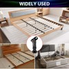 4PCS Adjustable Bed Frame Support Legs (5.1"-8.3"), Frame Center Slats