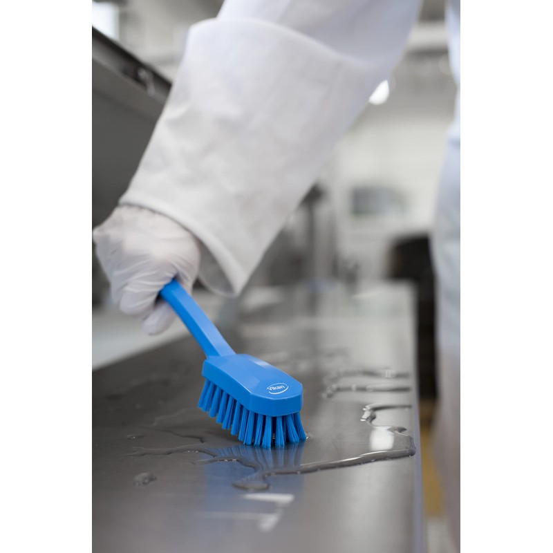 Vikan Utility Brush, 260 mm, Medium, Blue, 3088