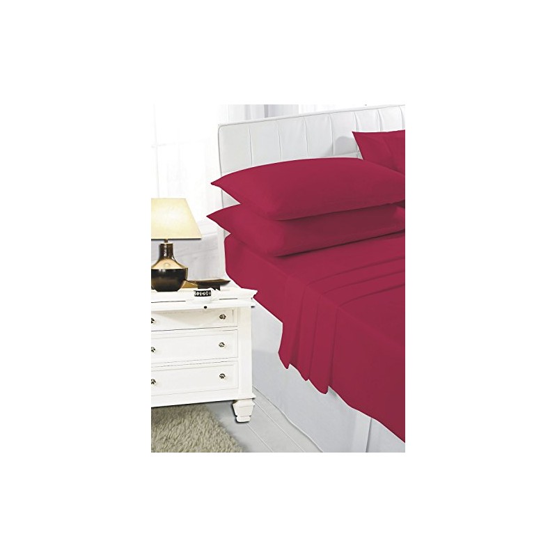 Easy Care Percale Poly Cotton Fitted Bed Sheet (Fitted Sheet