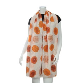 Majea 880036 Women's Scarf Headscarf Scarf Women's Stole, Orange 15