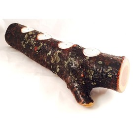 Full Log Branch Wood Tea Light Candle Holder