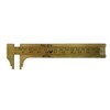 Metrica 10801 Caliper for Buttons in brass 0-100mm