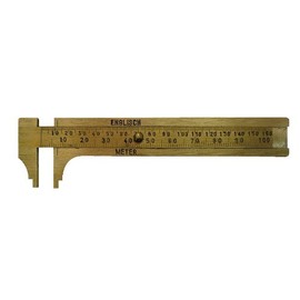 Metrica 10801 Caliper for Buttons in brass 0-100mm