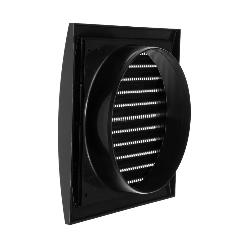 Repa Market 6 Inch Anthracite Dryer Vent Hood/Duct Cover for