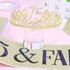 Hapdoo 75th Birthday Decorations for Women, 75th Birthday Gits for