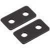 Morrigin Joint Mini Flat Plate, Black, 2 Pieces, 0.4 inches