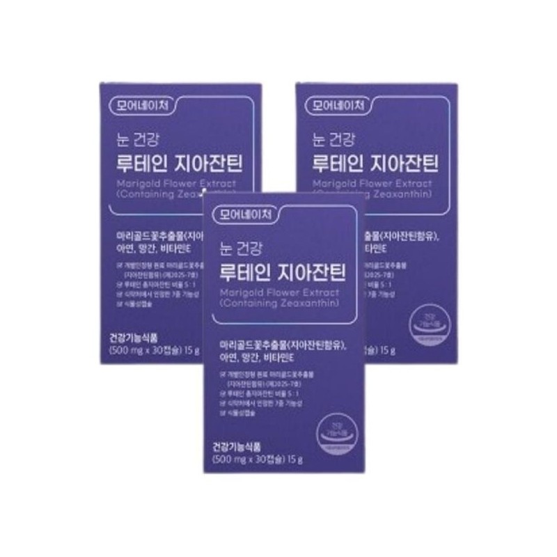 More Nature [단비] 모어네이처 눈 건강 루테인 지아잔틴 30캡슐 x