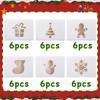 KPOSIYA 36 Pack Christmas Cookie Boxes for Gift Giving, 9x6x3