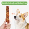 MON2SUN Dog Treats 5 Inch Chicken Wrapped Smoked Stuffed Rawhide