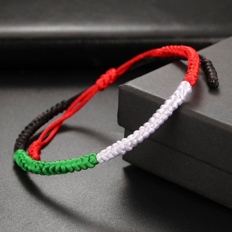Dreamtimes Country Pride Country Flag Code Lucky Bracelet Protection and