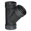Advanced Drainage Systems 10-13/16"L Corrugated Drain Wye, 3" Pipe Dia.