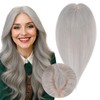 SEGOHAIR Real Human Hair Toppers for Women 3.54"*4.72" Silky Base