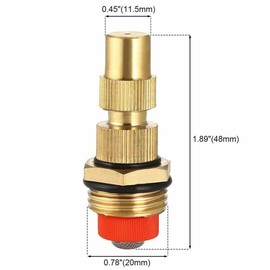 Unbranded 1/2" Brass Spray Nozzle Atomizing Lawn Misting Sprinkler Patio Gardening 10pcs