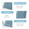 qingmeng Soap Bags, Pack of 5 Soap Bags, Natural, Sisal