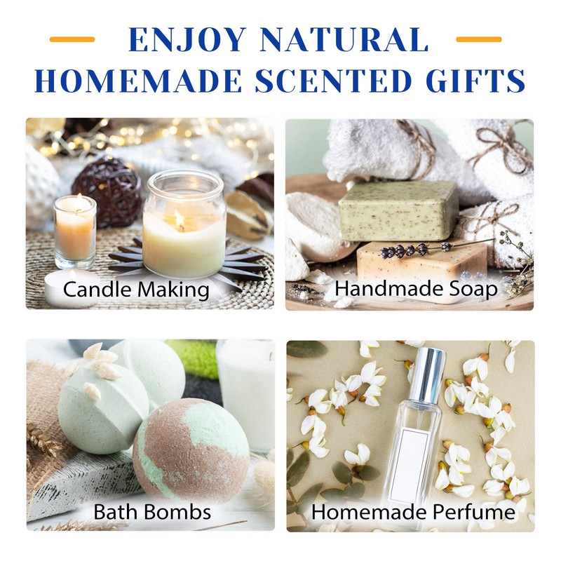 HIQILI Vanilla Essential Oil, Undiluted Natural Strong Fragrance Add in