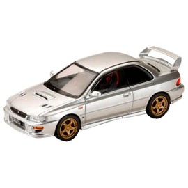 HJ64 1/64 Subaru Impreza PURE SPORTS COUPE WRX type R STi Version (GC8) VWR Type Front Bumper Arctic Silver Metallic Finished Product HJ641079JS