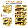 MinBoo Bamboo Can Organizer for Pantry - Stackable Can Dispensers