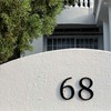 HASWARE House Number Sign 4 inch Modern Door Numbers Signage
