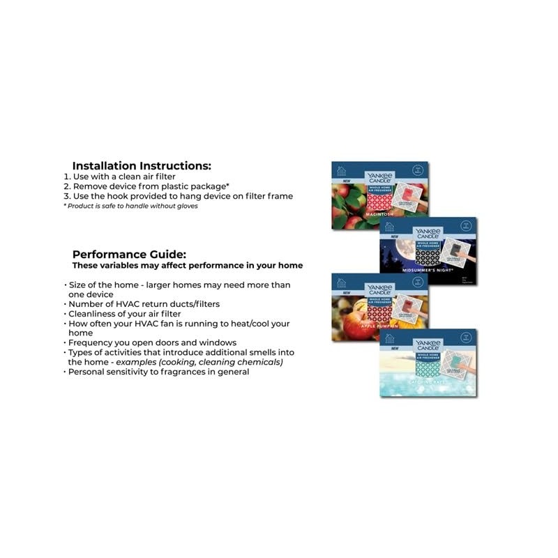 Catching Rays Yankee Candle Whole Home Air Freshener (4 Pack)