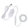 Microscope Lighting Lamp Spiral Buckle Adjustable Brightness LED Ring Light